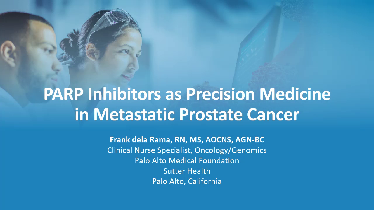 PARP Inhibitors as Precision Medicine in Metastatic Prostate Cancer ...