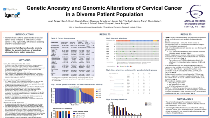 Genetic Ancestry and Genomic Alterations of Cervical Cancer in a ...