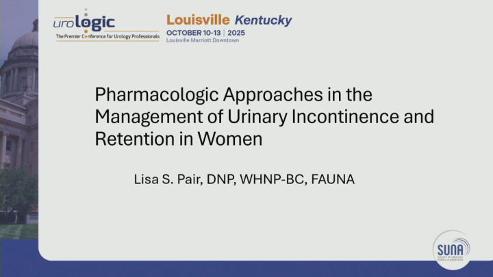 Pharmacologic Approaches in the Management of Urinary Incontinence and ...