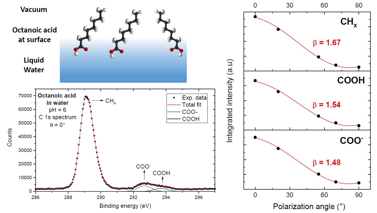 Investigating surfactants at the liquid-vapor interface using liquid ...