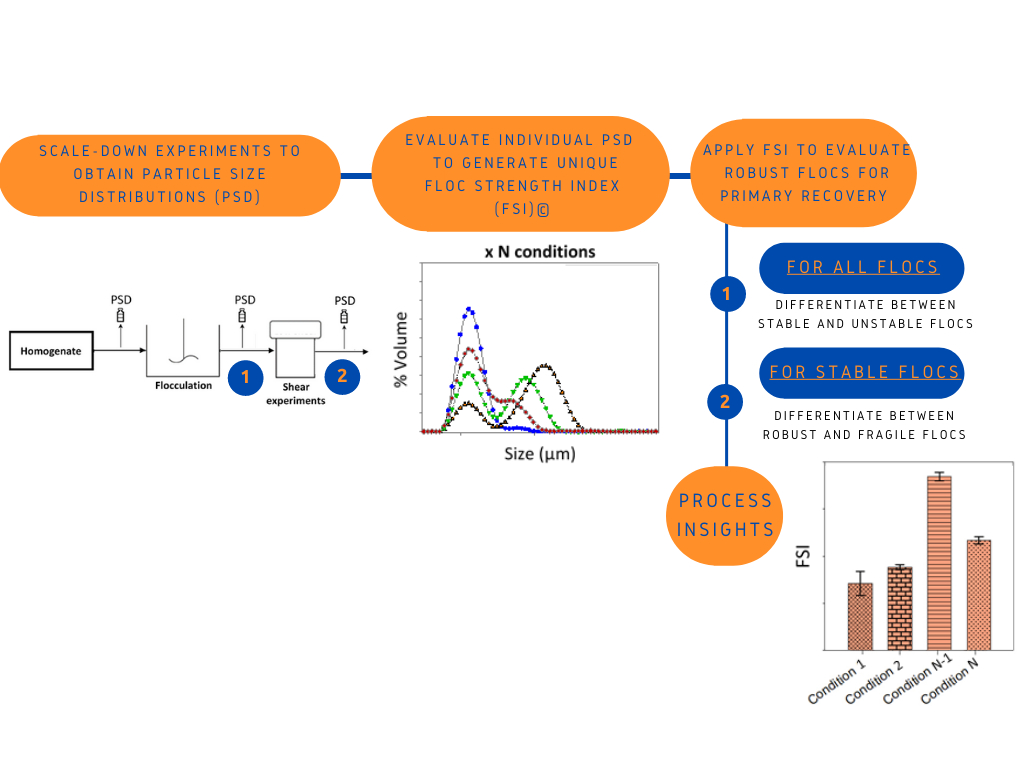 Index of floc strength (FSI) as determinant of robust bioprocess ...