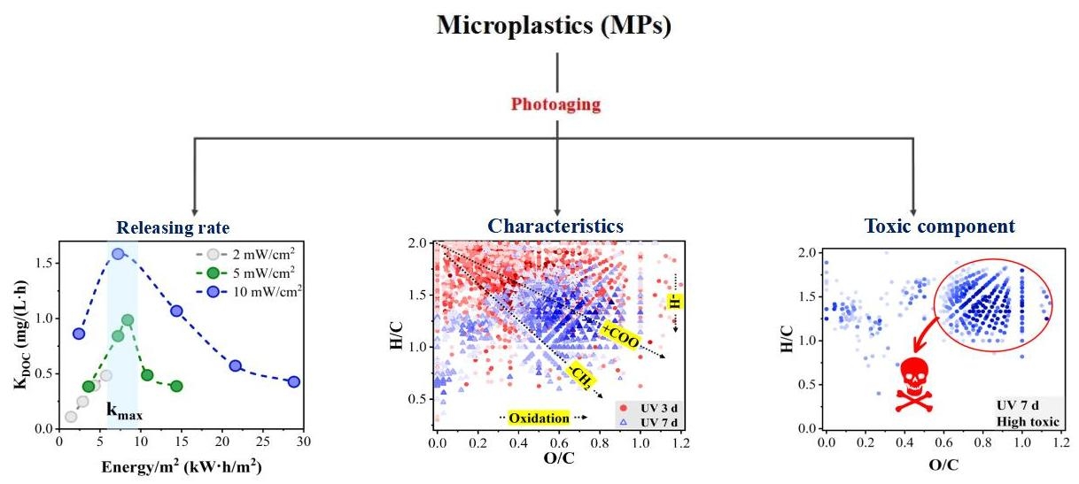 Dynamic aging process and risk assessment of polystyrene microplastics ...