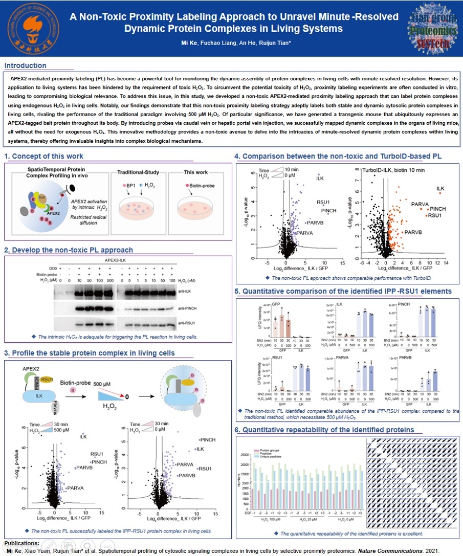 Unraveling the minute-resolved protein complexes in vivo with the APEX2 ...