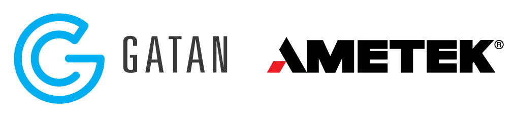 Gatan Ametek logo, links to Gatan website