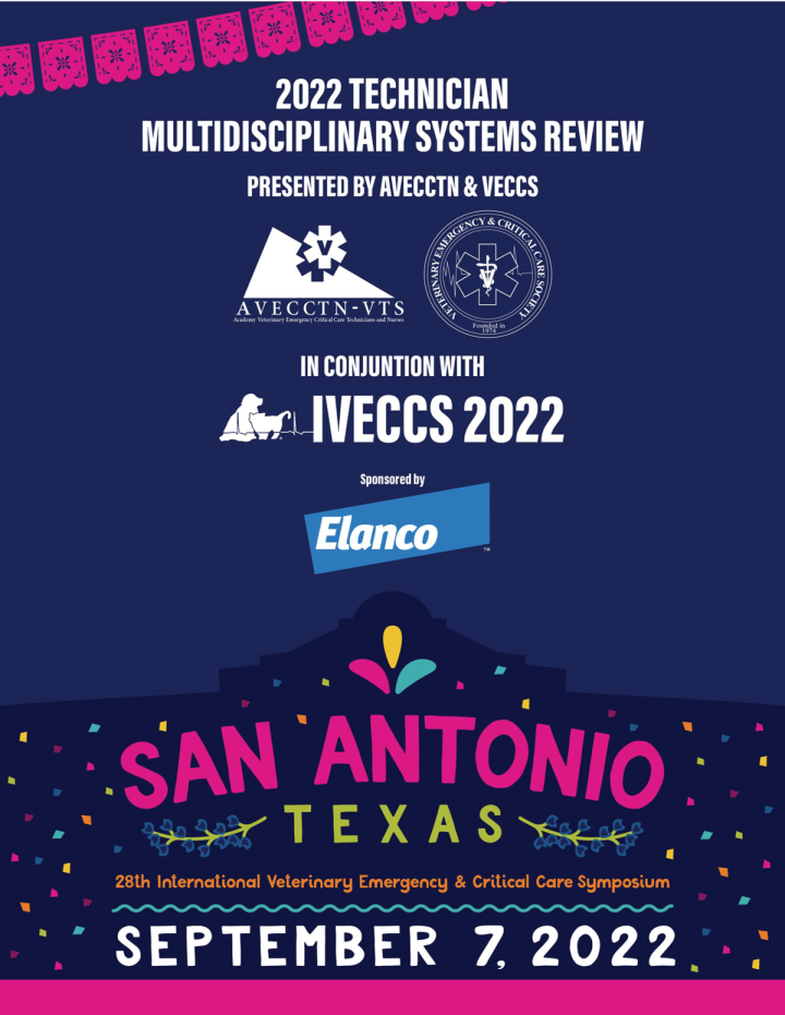 IVECCS 2022 Technician MDR Veterinary Emergency and Critical Care Society