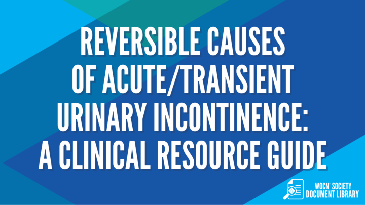 Reversible Causes of Acute/Transient Urinary Incontinence: A Clinical ...