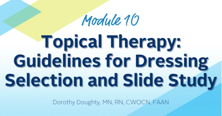 Topical Therapy: Guidelines For Dressing Selection And Slide Study ...